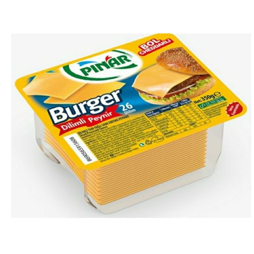 Pınar Burger Dilimli Peynir 350 Gr 26 Dilim