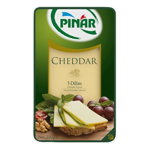 Pınar Cheddar Cheese  ( Slice )  200 Gr