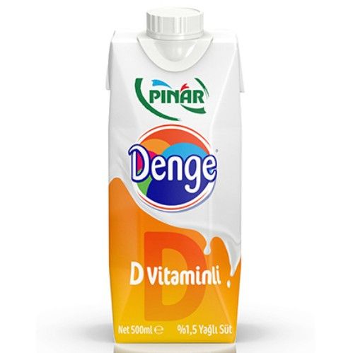 Pınar Denge  Milk With D Vitamin 500 Ml