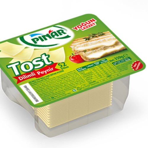 Pınar Dilimli Tost Peyniri 350 Gr 52 Dilim