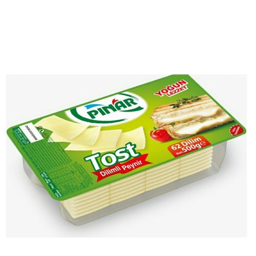 Pınar Dilimli Tost Peyniri 500 Gr 62 Dilim