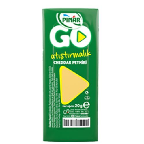 Pınar Go Portion Cheese Cheddar Cheese 20 Gr