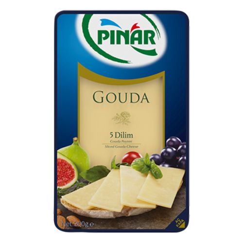 Pınar Gouda Peyniri (Dilimli) 200 Gr 5 Dilim