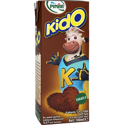 Pınar Kido Kakaolu Süt 180 Ml