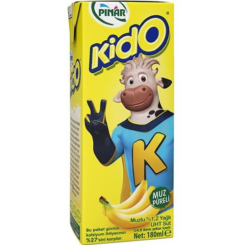 Pınar Kido Milk With Banana  180 Ml