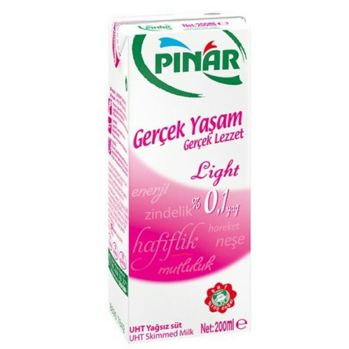 Pınar Light (%0.1 Yağlı) 200 Ml