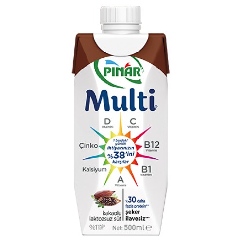 Pınar Multi Süt Kakaolu 500 Ml