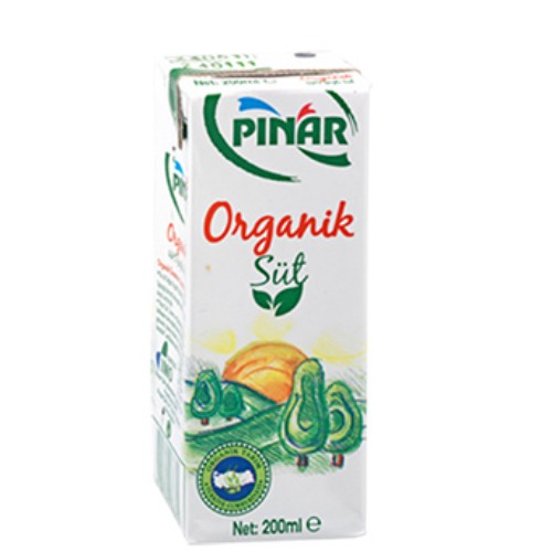 Pınar Organik Süt 200 Ml