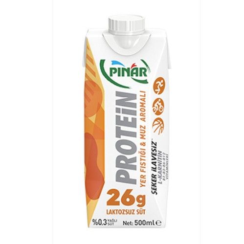 Pınar  Protein Milk With Groundnut & Banana Flavored 500 Ml