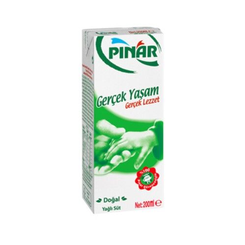 Pınar Milk With Fat 200 Ml