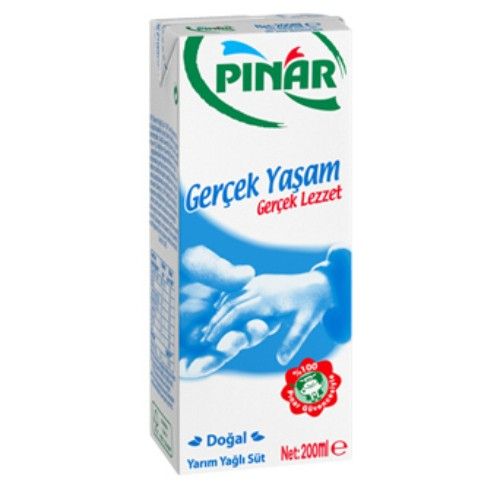 Pınar Half Fat Milk 200 Ml