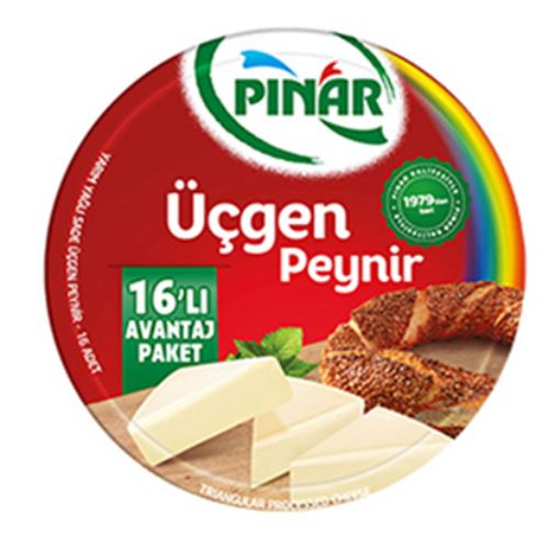 Pınar Yarım Yağlı Üçgen Peynir 16*12,5 Gr