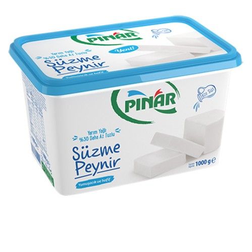 Pınar  Half Fat  And Less Sald  Filtrated Cheese 1000 Gr