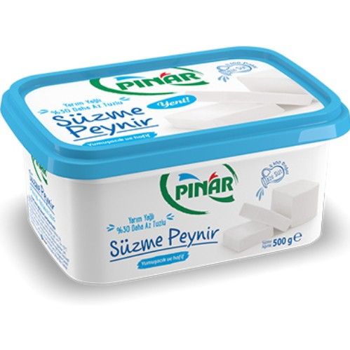 Pınar  Half Fat  And Less Sald  Filtrated Cheese 500 Gr