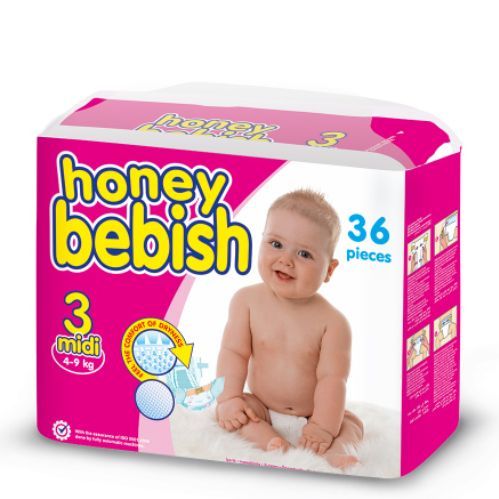 Pine Bebish Midi 36 Pcs Twin Pack Diapers