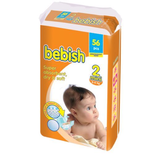 Pine  Bebish Mini 56 Pcs Twin Pack Diaper