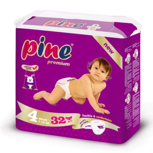 Pine Maxi 32 İkiz Paket Bebek Bezi