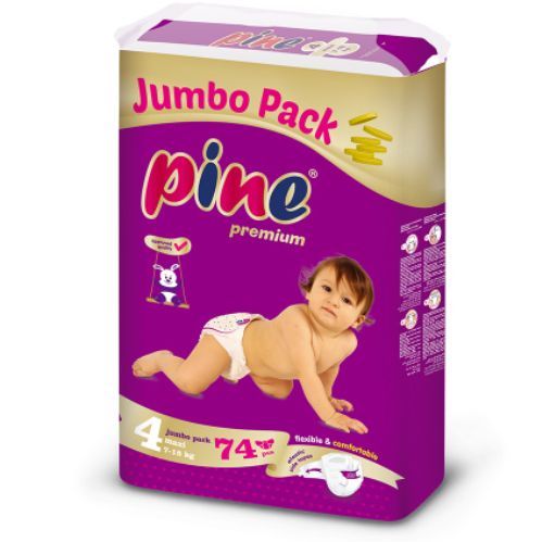 Pine Maxi 74 Giant Pack Baby Diapers