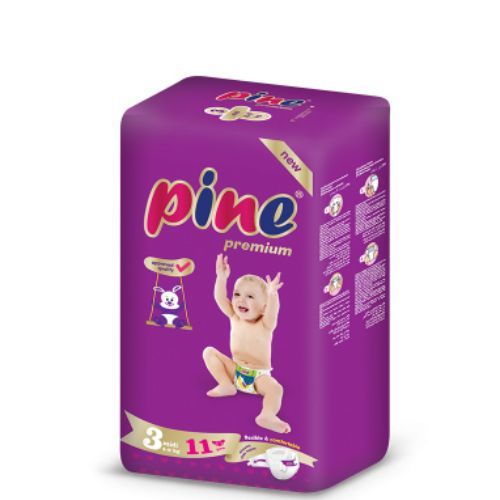 Pine Midi 11 Standard Pack Baby Diapers