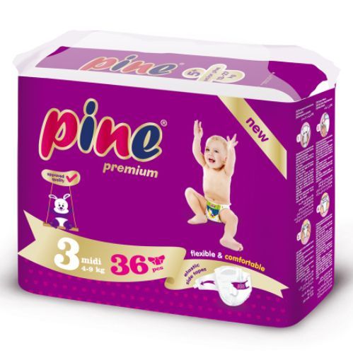 Pine Midi 36 Twin Pack Diapers