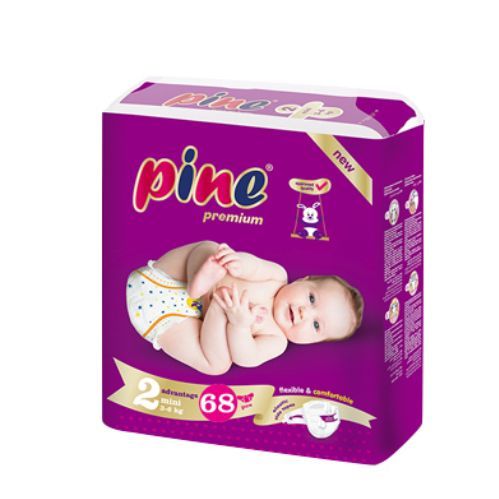 Pine Mini 68 Advantage Package Baby Diapers