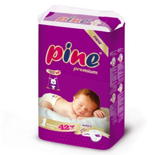 Pine Newborn 42 Twin Pack Diapers