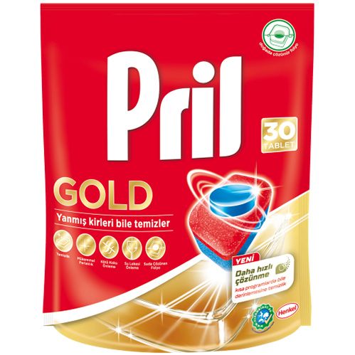 Pril Tablet Gold Avantajlı Paketi 30 Adet