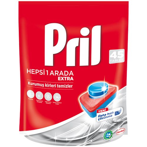 Pril Tablet Hepsi Bir Arada 45 Adet