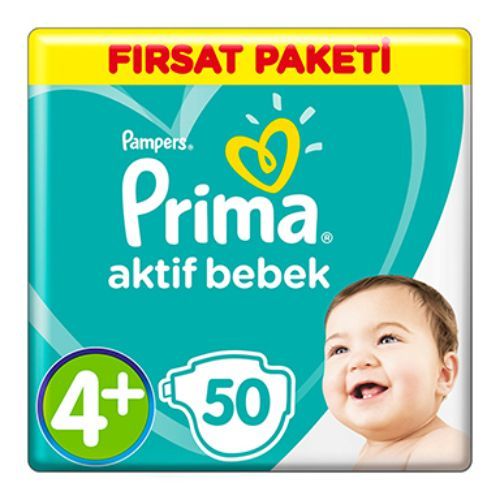 Pampers Prima No4+ 50 Pcs