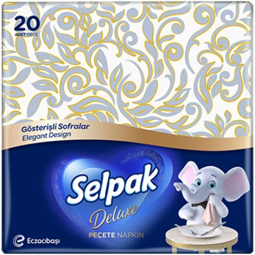 Selpak Deluxe Peçete 20 Adet Elegant Design