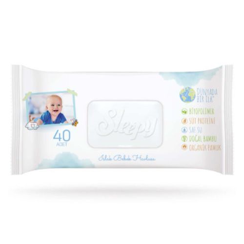 Sleepy Bio Natural Wet Towel 40 Sheets