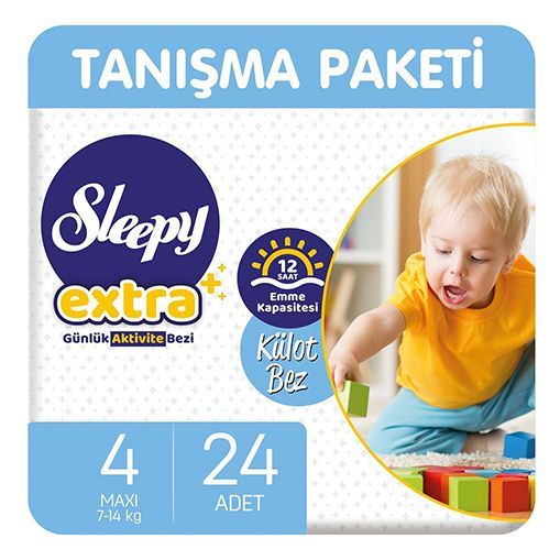 Sleepy Exra Daily Active Panty Diaper  No.4 maxi 24 Pcs