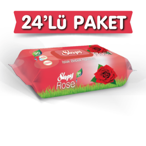 Sleepy Rose Scented Wet Towel 24X90