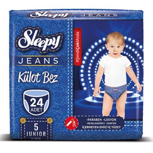 Sleepy Jeans Panty Diaper No.5 junior  24  pcs