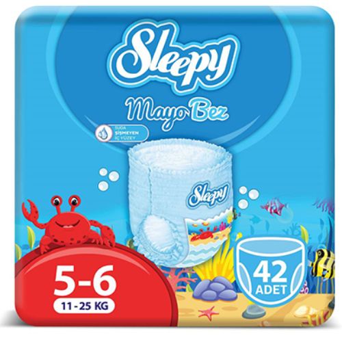 Sleepy Mayo Külot Bez 6 Numara X Large 3'Lü Paket 42  Adet