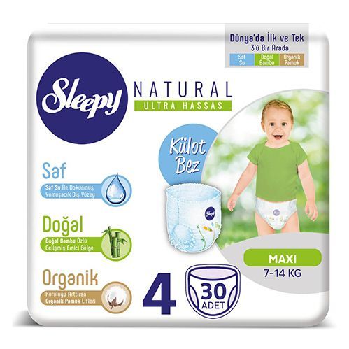 Sleepy Natural Panty Diaper No.4 Maxi  30 pcs