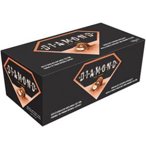 Şölen Dıamond Milk Chocolate Coated Wafer with Whole and Hazelnut Cream 1 Kg