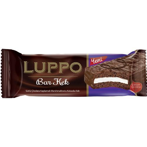 Şölen Luppo Sütlü Çikolata Kaplı Kakaolu Marshmallow Barlı Kek 30 Gr