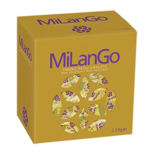 Şölen Milango Milk Chocolate With Hazelnut Cream Filled With Hazelnut Cream 2.5 Kg