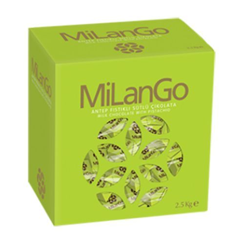 Şölen Milango Milk Chocolate With Pistachio Filled With Pistachio Cream 2.5 Kg