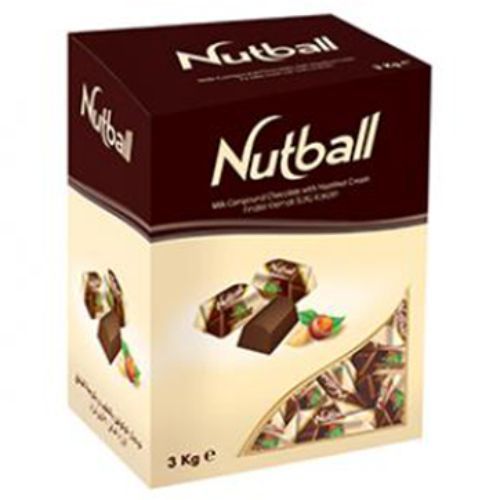 Şölen Nutball Milky Compound Chocolate With Hazelnut Cream 3 Kg