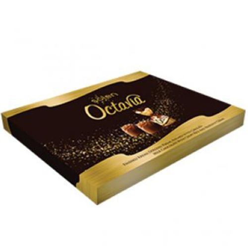 Şölen Octavia Milk Chocolate with Hazelnut Cream Filled with Crispy Rice 400 Gr