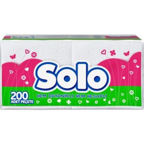 Solo Napkin 200 pc