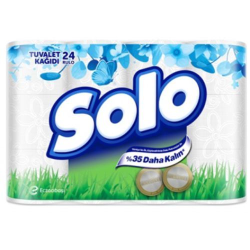 Solo Toilet Paper 35% Thicker 24 pcs