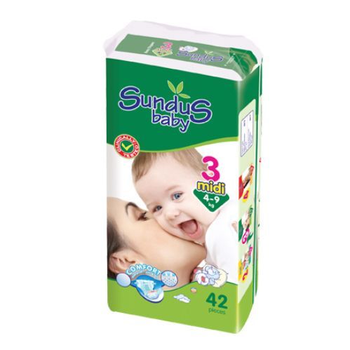 Sundus Baby Midi 42 Pcs Twin Pack Diaper