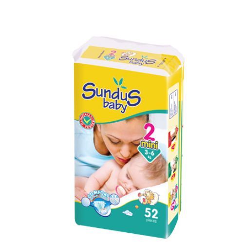 Sundus Baby Mini 52 Pack Twin Pack Diaper