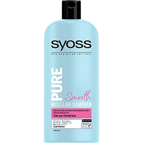 Syoss Pure Smooth Micellar Şampuan 550 Ml