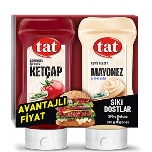 Tat  Ketçap Ve Mayonez 390 Gr