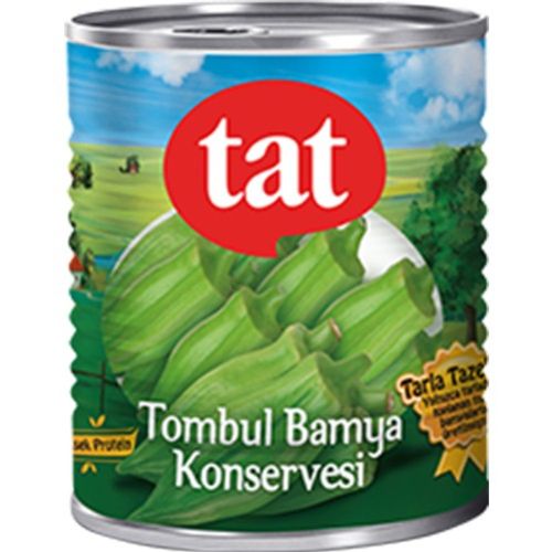 Tat Okra Tin Canned 800 Gr