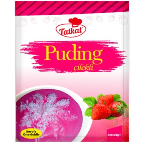 Tatkat Strawberry Flavoured Pudding 125 Gr